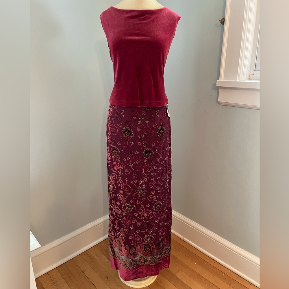 Two-Piece Cut-Velvet Formal by Muse